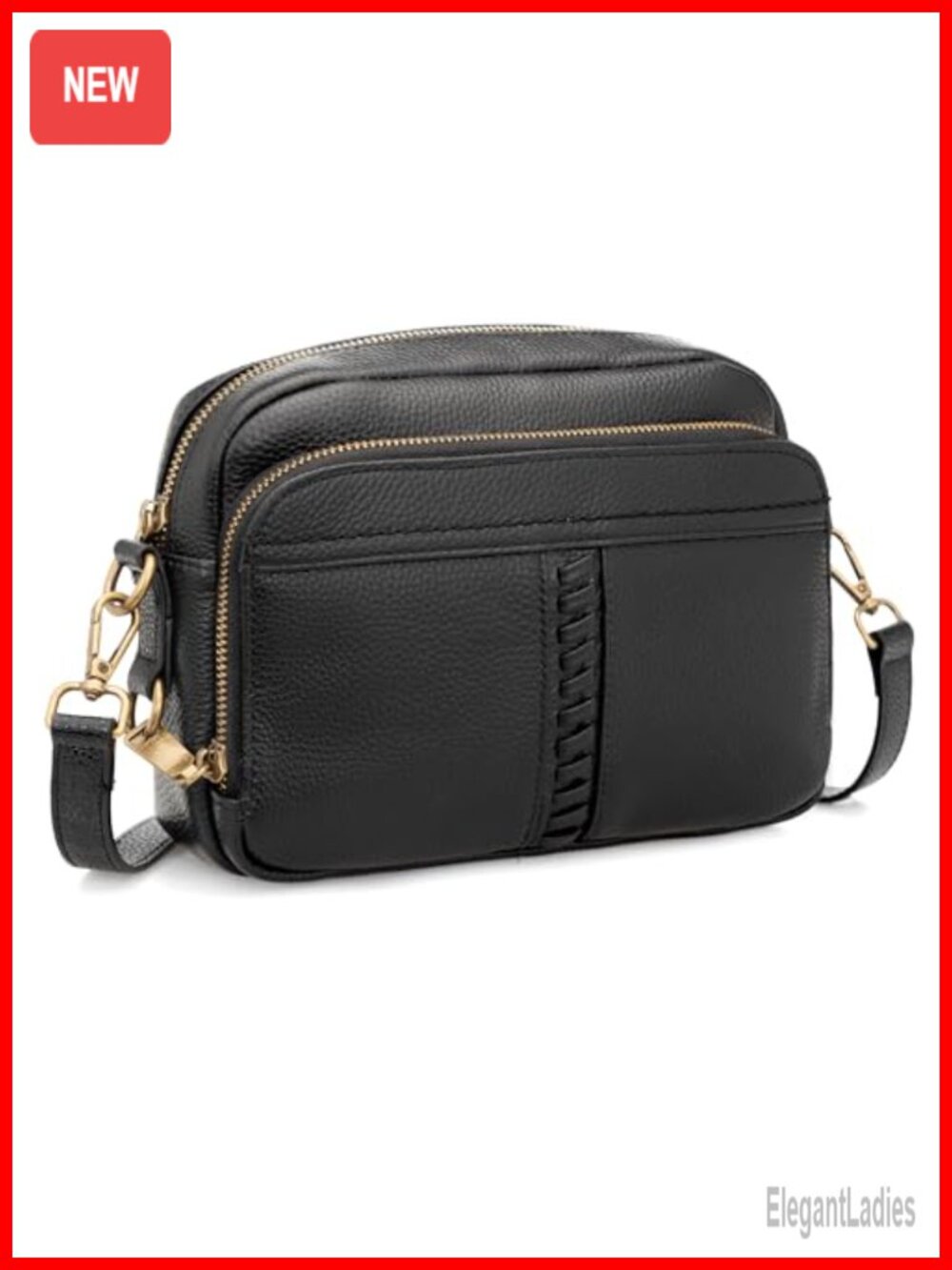 Genuine Leather Crossbody Bag Anti Theft RFID Wallet Travel Purse